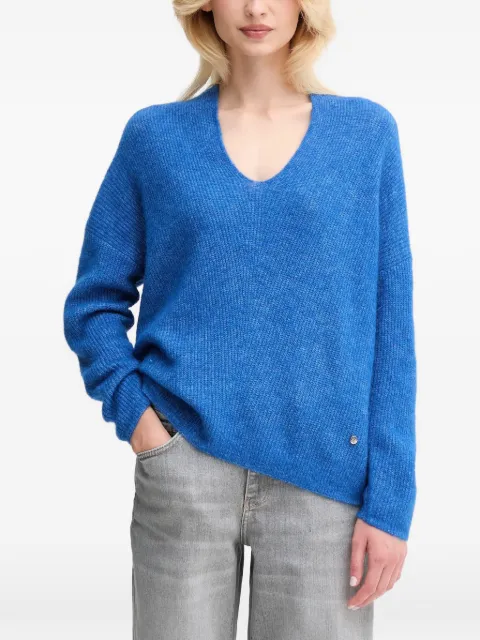 Mos Mosh Thora V-neck sweater Blue 153900