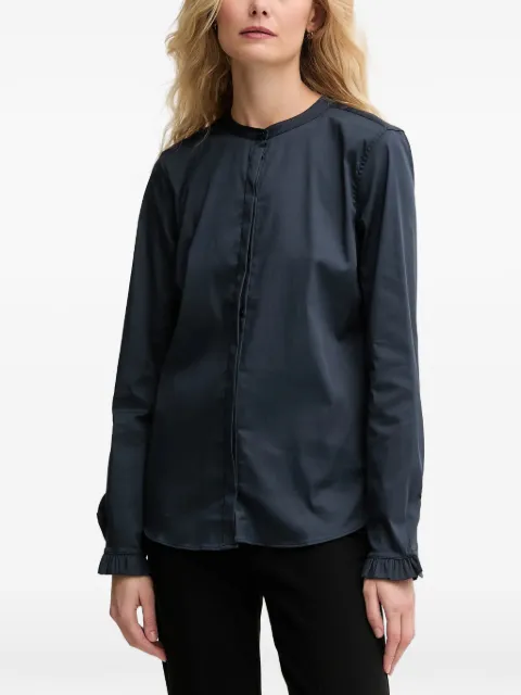 Mos Mosh Mattie ruffled-cuffs shirt Blue 131731