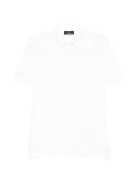 Zanone short-sleeve polo shirt White 815159ZG380