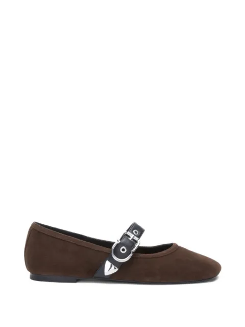 3.1 Phillip Lim buckle-strap ballet flats Brown SF25T929AMS