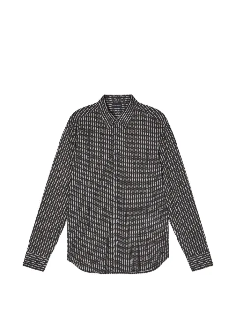 Emporio Armani patterned shirt Black EM005446AF24857