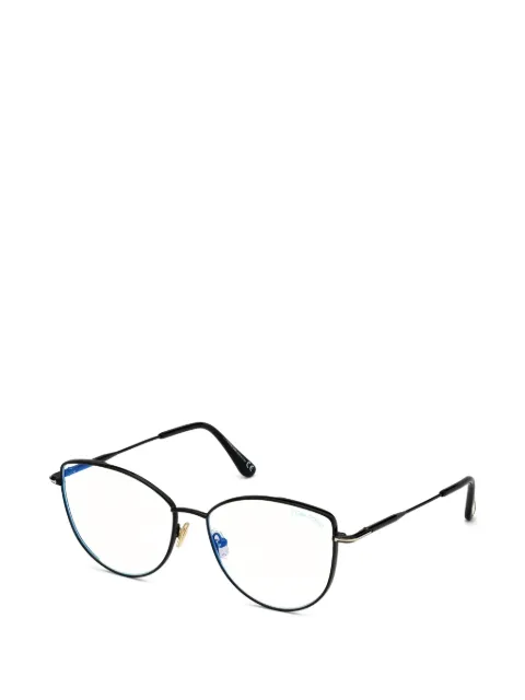 TOM FORD Eyewear cat-eye frame glasses Black 5667