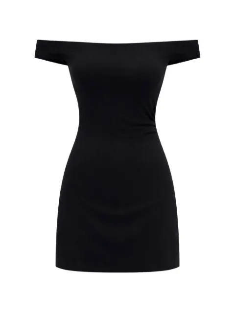 Reformation Lia off-shoulder mini dress Black 1317494BLK