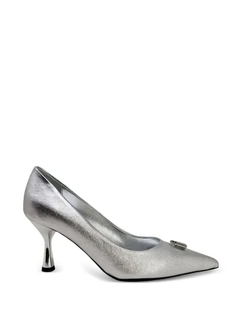 Madison Maison Annuc lock-detail pointed pumps Silver ANNUCS2508