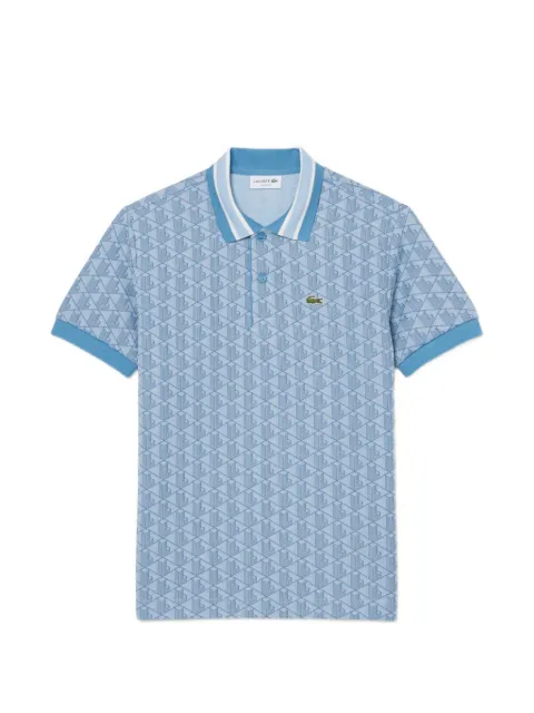 Lacoste monogram polo shirt Blue DH1417