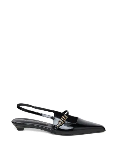 Dorothee Schumacher 50mm ring-embellished pumps Black 50404