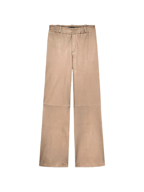 Arma Karina panelled leather trousers Neutrals 001L25602902