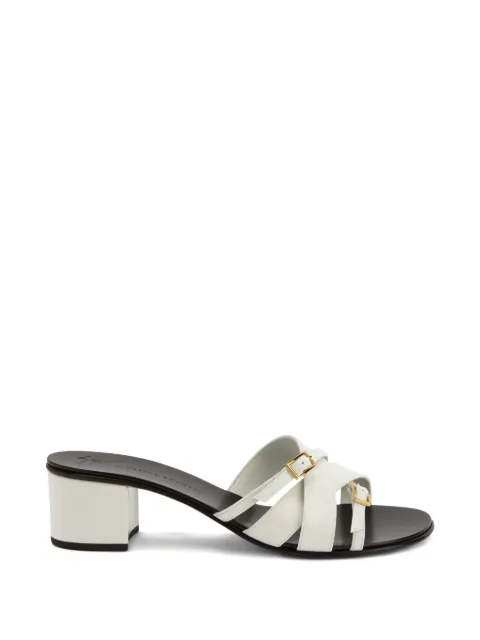 Giuseppe Zanotti 40mm Alhima heeled sandals White E400081A001