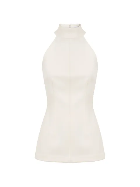 Veronica Beard Johanne halter-neck top Neutrals 2511JY17841442W0097