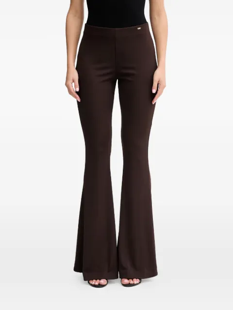 Gaudi flared trousers Brown 521FD24005