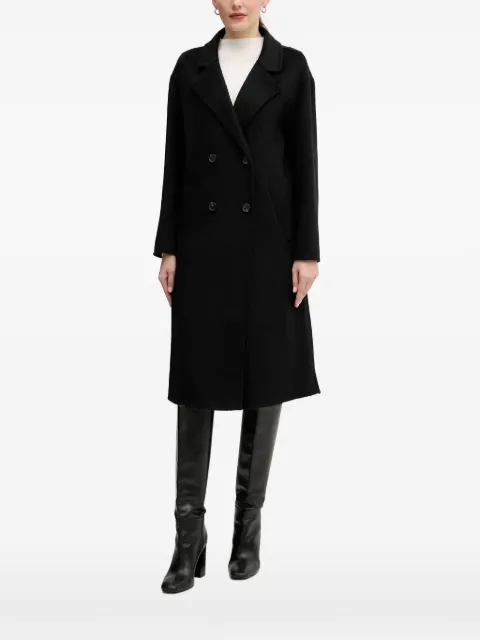 Gaudi double-breasted coat Black 521FD35010
