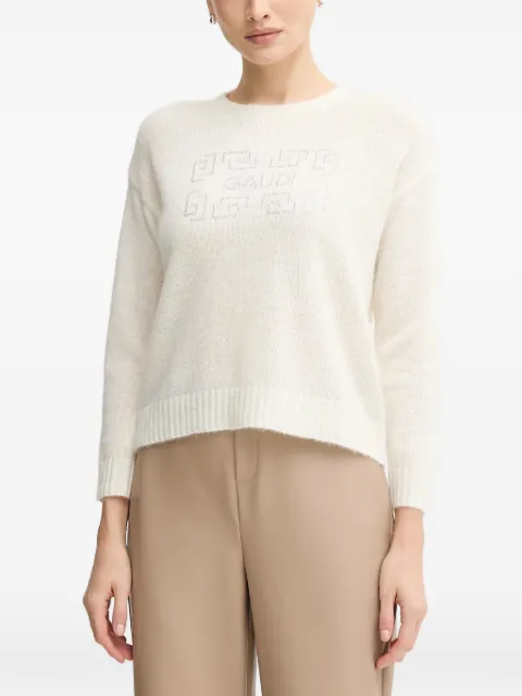 Gaudi embellished sweater Neutrals 521BD53009