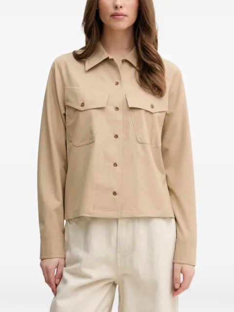 Mos Mosh Phila Roy flap-pocket shirt Neutrals 169790