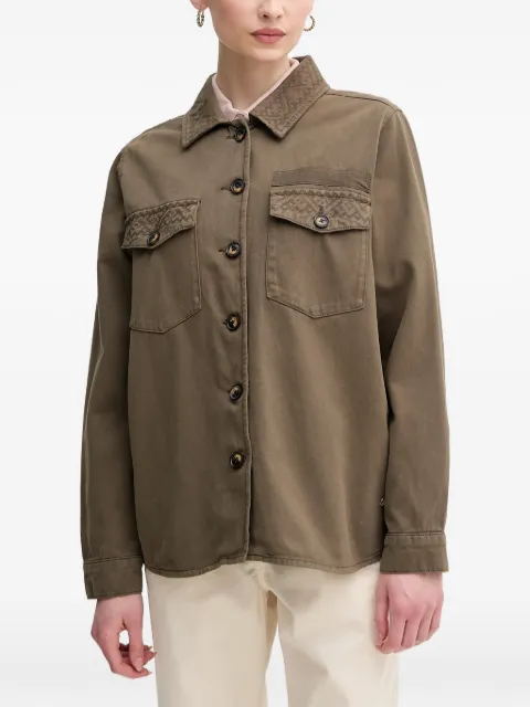 Mos Mosh buttoned shirt Green 170220