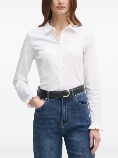 Mos Mosh Mattie ruffled-cuffs shirt White 144070