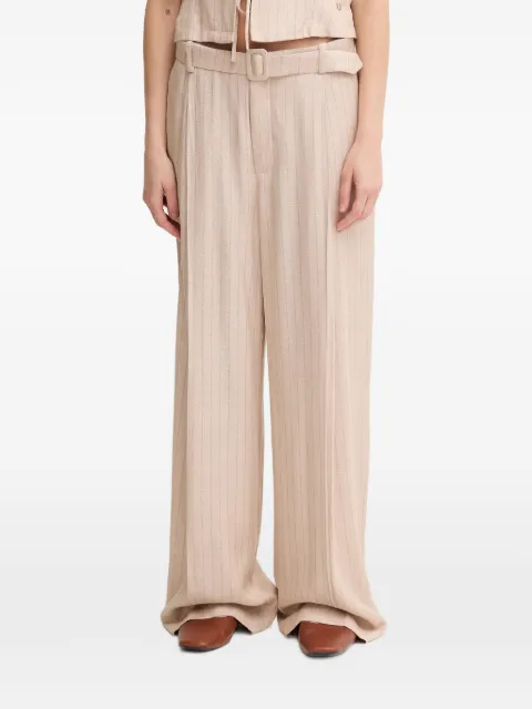 Mos Mosh pinstripe trousers Neutrals 169600