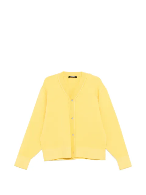 Jacquemus The Doppio cardigan Yellow CDM00292CK00185