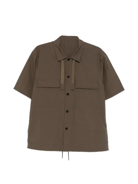 sacai pocket tie shirt Green 2603922M