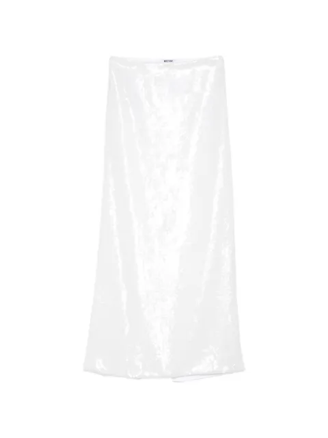 Moschino sequin maxi skirt White A01010542