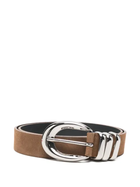 Federica Tosi Emily leather belt Brown FTE26CT03BROWNSILVER