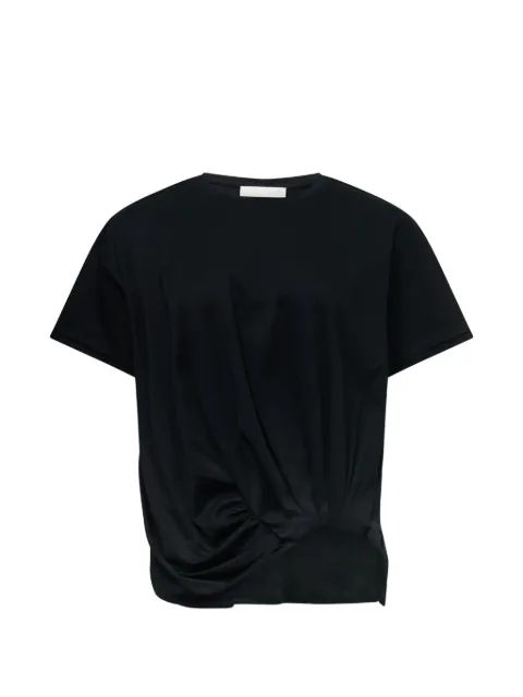 Club21 sheen cotton joanna top Black JOATPL024BLACKSS26