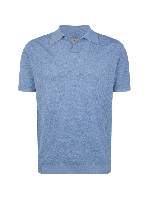 Nuur polo-collar T-shirt Blue 261MYA20124