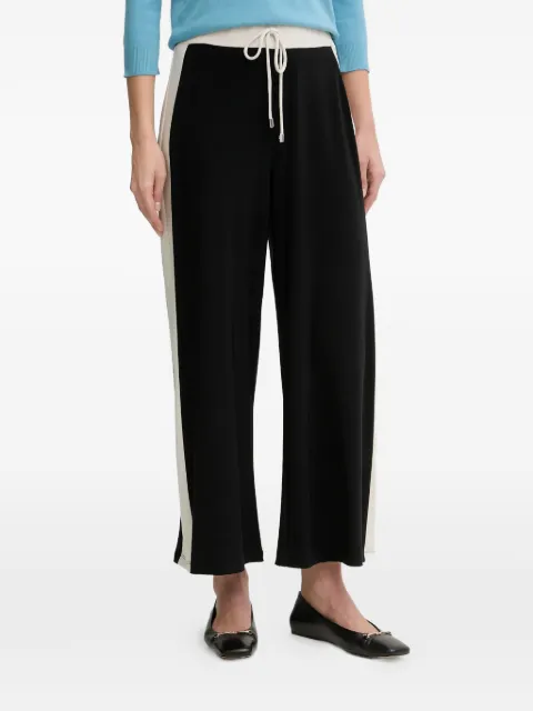Joseph Ribkoff stripe wide-leg trousers Black 261612