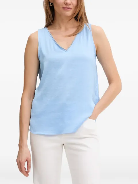 Joseph Ribkoff embellished V-neck top Blue 261782