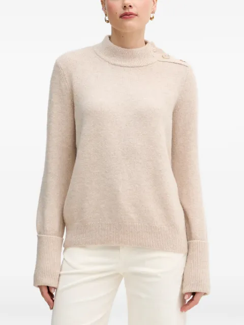 Marc Aurel button roll-neck sweater Neutrals 8064800082028