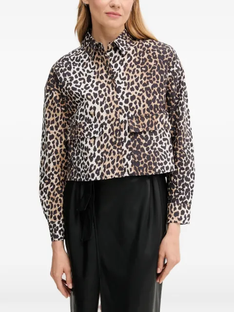 OUI animal-print shirt Neutrals 93894