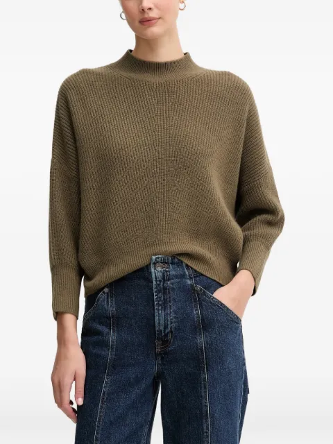 OUI funnel neck knitwear Green 94268