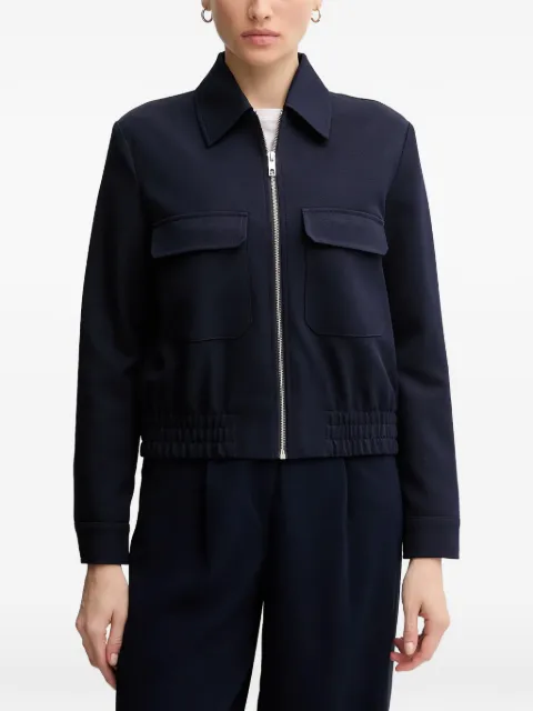 Marc Aurel flap-pocket zip jacket Blue 3944202024807