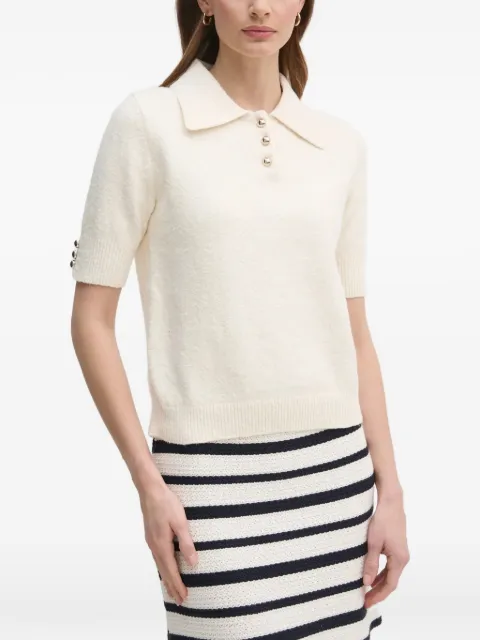 OUI button knitwear White 91943