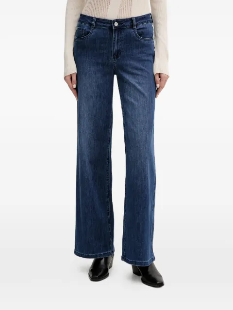 Joseph Ribkoff wide-leg denim jeans Blue 251968