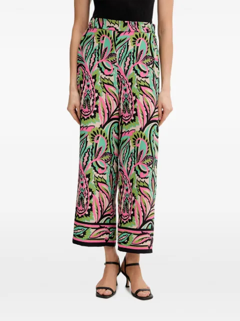Joseph Ribkoff floral-print trousers Green 252142