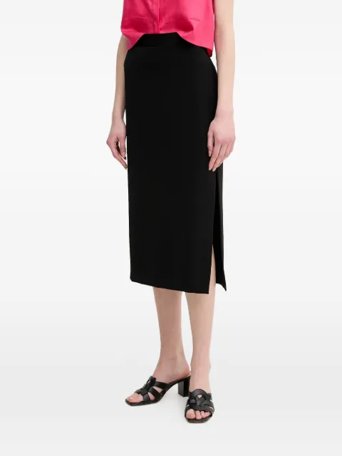 Marc Aurel side slit skirt Black 2315201092875