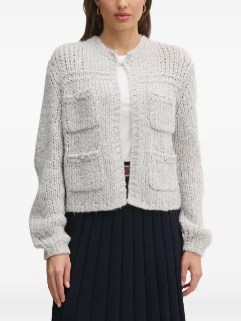 OUI pocket embellished knitwear Grey 90614