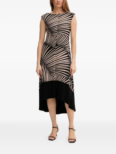 Joseph Ribkoff patterned midi dress Black 251107