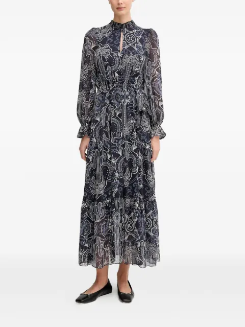 OUI printed maxi dress Blue 94168
