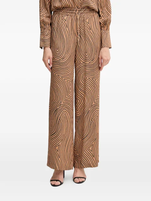 Marc Aurel patterned trousers Neutrals 1853100224812