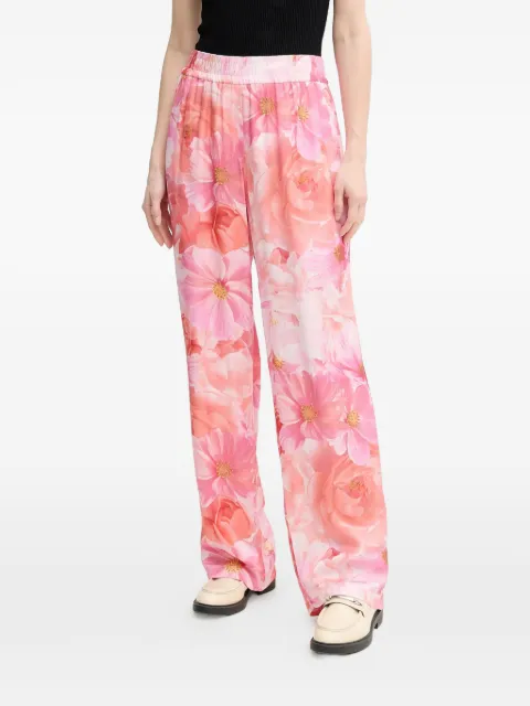 Marc Aurel floral-print trousers Pink 1827100193395