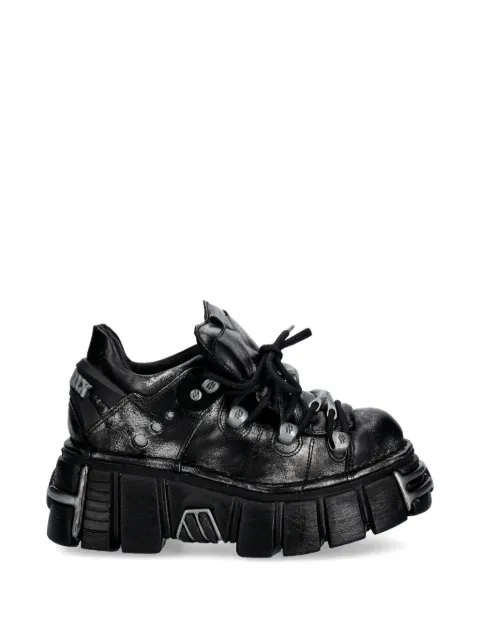 NEW ROCK platform lace-up sneakers Black M120NC70