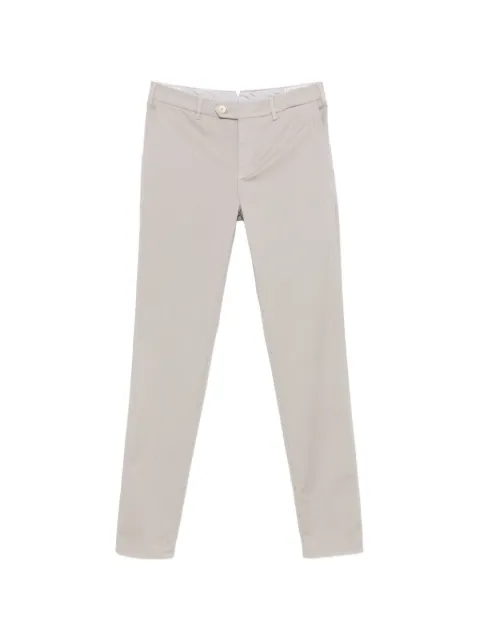 Brunello Cucinelli button presed-crease trousers Grey M289LI1770C6035