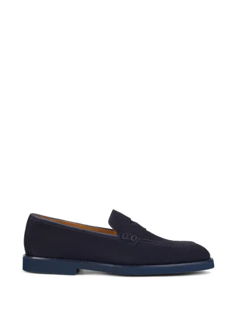 Doucal's suede loafers Blue DU3294SALOUF009BB00
