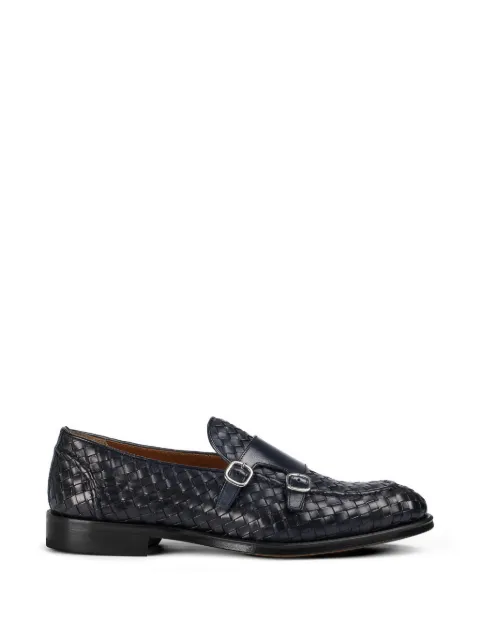 Doucal's woven double-buckle loafers Blue DU3412ORVNUY195NB00