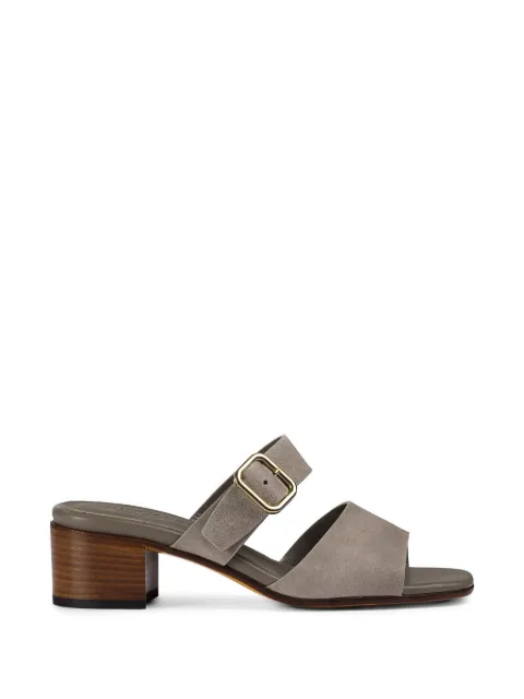 Doucal's double-strap suede sandals Grey DD8886EDITUF278MN45