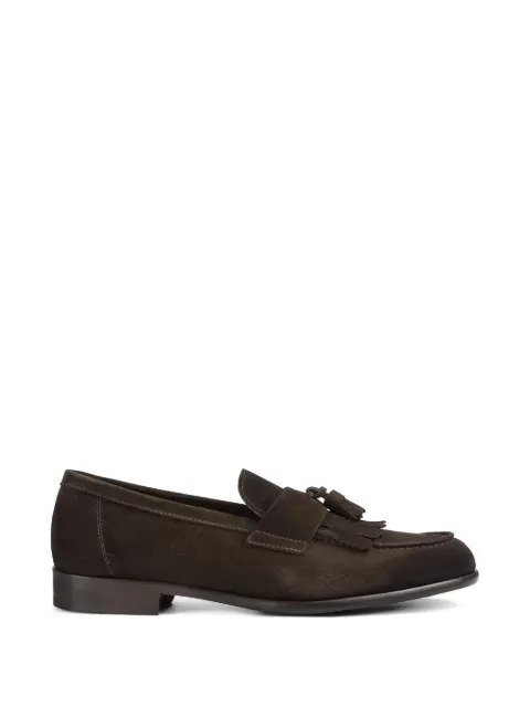 Doucal's tassels fringe suede loafers Brown DU3399STRAUY260TM23