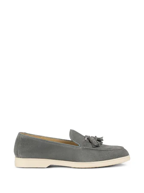 Doucal's tassel-detail suede loafers Grey DD8896JOANUY229GN46