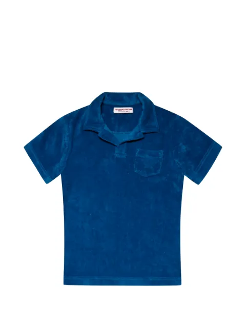 Orlebar Brown towelling cotton polo shirt Blue 276965