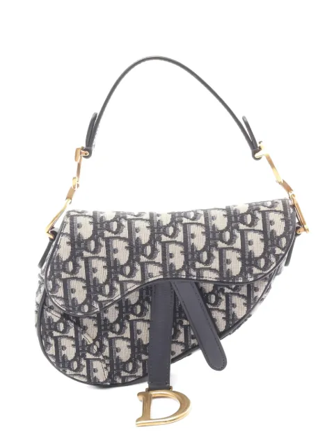 Christian Dior Pre-Owned 2010s mini D-charm shoulder bag Blue 1044996